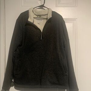 Orvis Black Zip Up Sweater